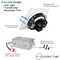 Luxrite 3 Inch Square Gimbal LED Recessed Downlight 5CCT 2700K-5000K 8W 600LM Dimmable Damp Rated IC Rated LR23222-1PK - alternate 2